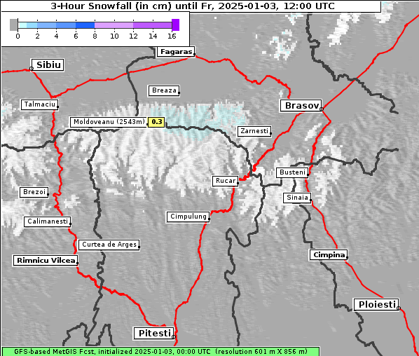 Neuschnee, 3. 1. 2025