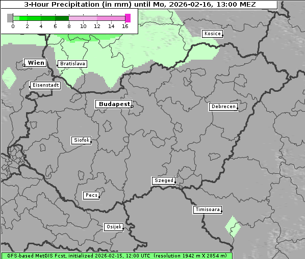 Niederschlag, 16. 2. 2026