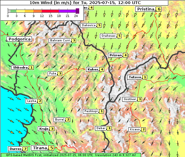 Wind, 15. 7. 2025