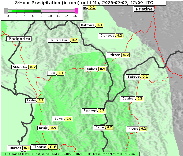Niederschlag, 2. 2. 2026