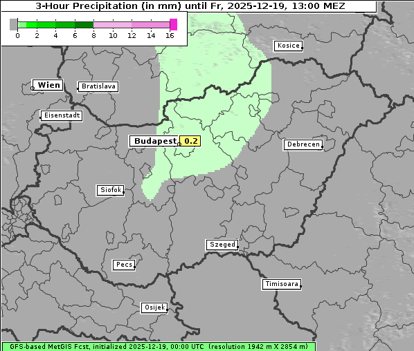 Niederschlag, 19. 12. 2025