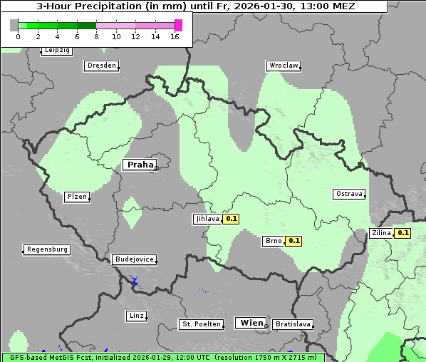 Niederschlag, 30. 1. 2026