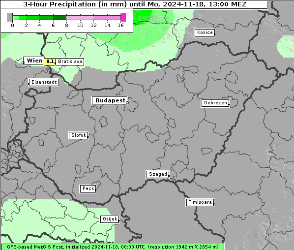 Niederschlag, 18. 11. 2024