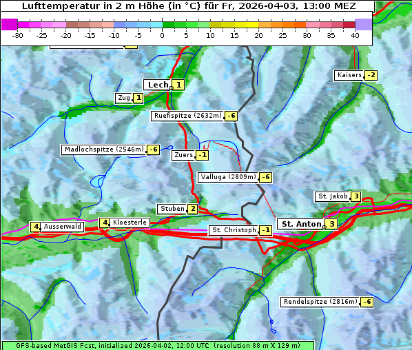 Temperatur, 3. 4. 2026
