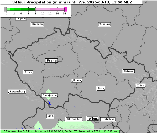 Niederschlag, 18. 3. 2026