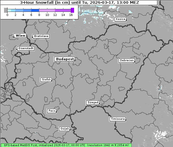 Neuschnee, 17. 3. 2026