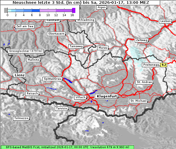 Neuschnee, 17. 1. 2026