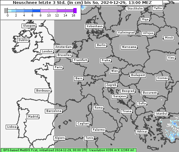 Neuschnee, 29. 12. 2024