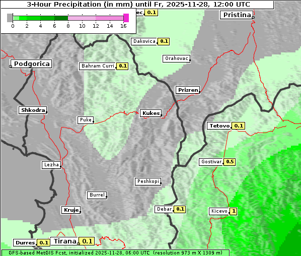 Niederschlag, 28. 11. 2025