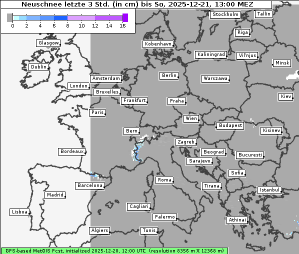 Neuschnee, 21. 12. 2025