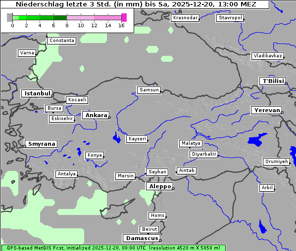 Niederschlag, 20. 12. 2025