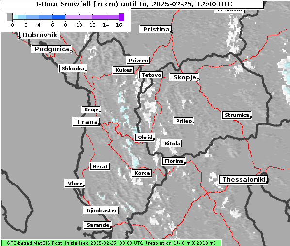 Neuschnee, 25. 2. 2025