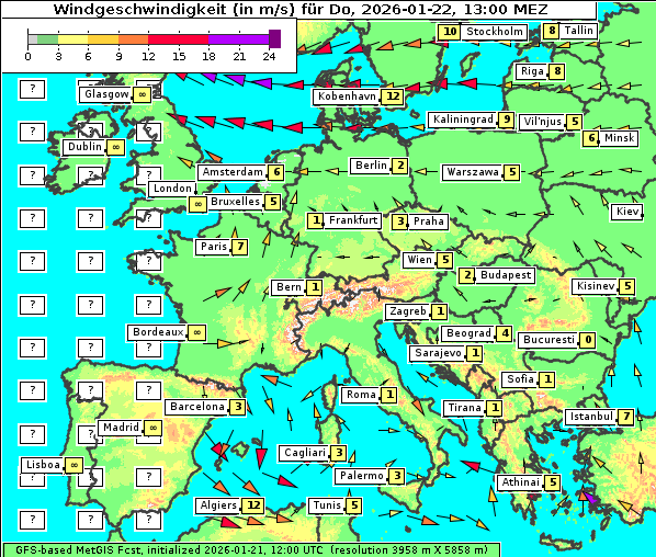 Wind, 22. 1. 2026