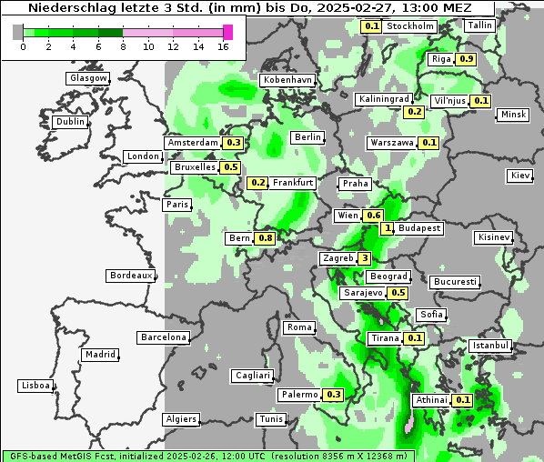 Niederschlag, 27. 2. 2025