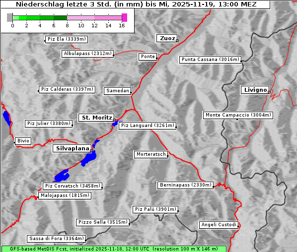 Niederschlag, 19. 11. 2025