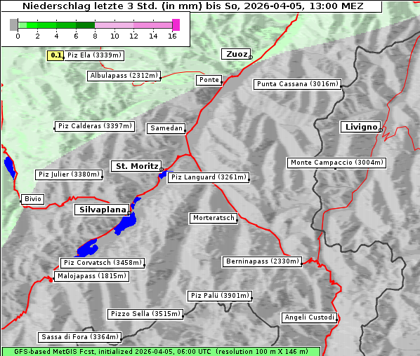 Niederschlag, 5. 4. 2026