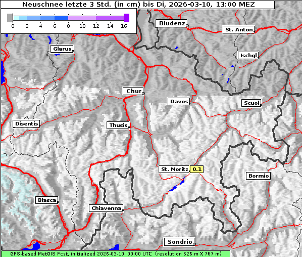 Neuschnee, 10. 3. 2026