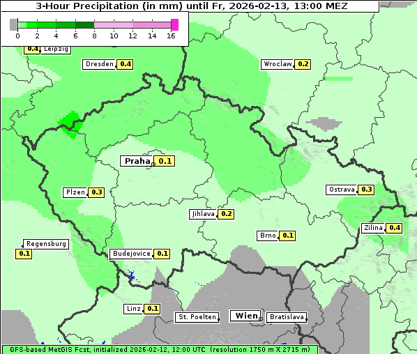 Niederschlag, 13. 2. 2026