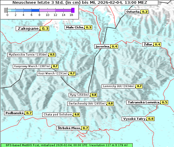Neuschnee, 4. 2. 2026
