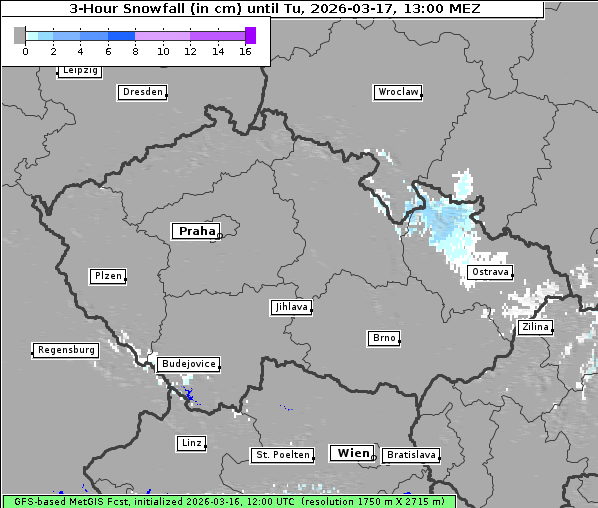 Neuschnee, 17. 3. 2026