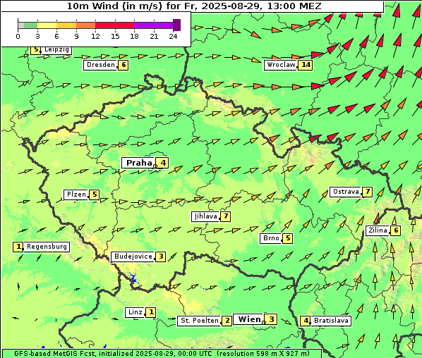 Wind, 29. 8. 2025
