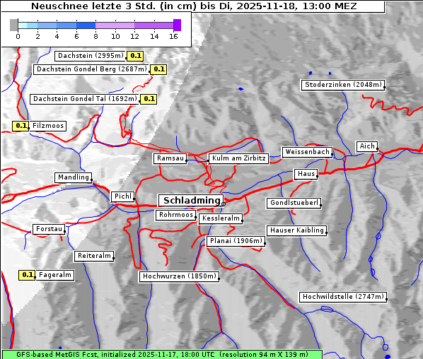 Neuschnee, 18. 11. 2025