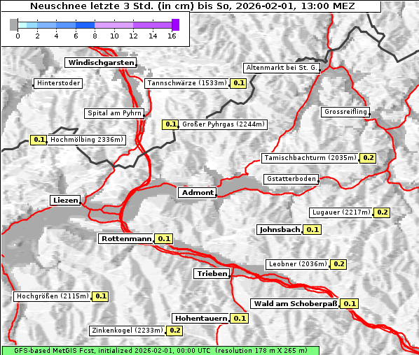 Neuschnee, 1. 2. 2026
