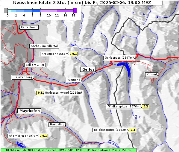 Neuschnee, 6. 2. 2026