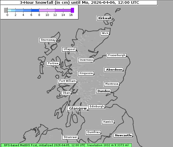 Neuschnee, 6. 4. 2026