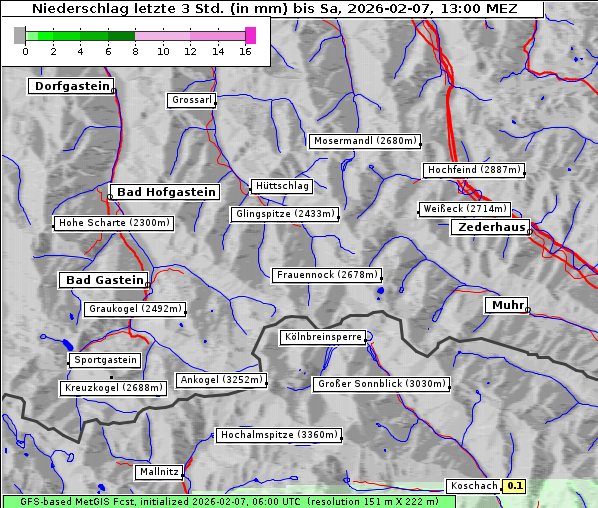 Niederschlag, 7. 2. 2026