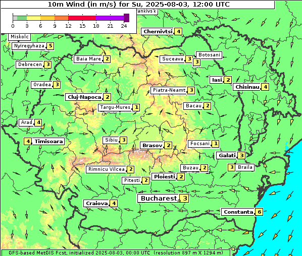 Wind, 3. 8. 2025