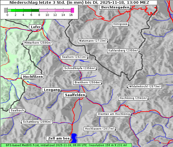 Niederschlag, 18. 11. 2025