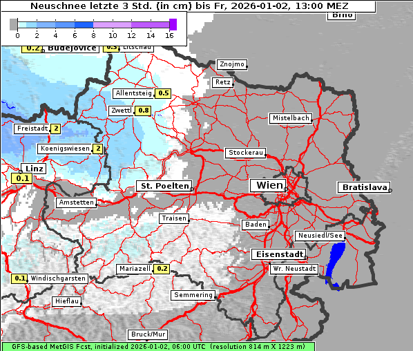 Neuschnee, 2. 1. 2026