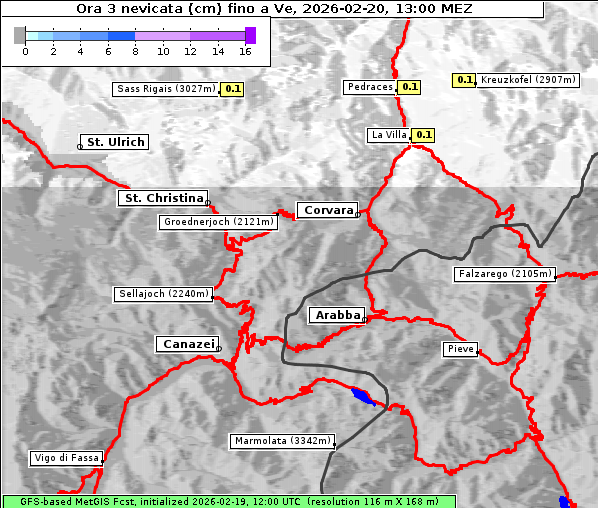 Neuschnee, 20. 2. 2026