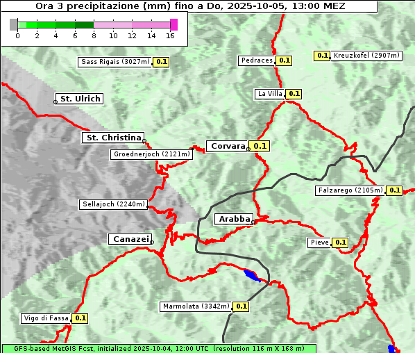 Niederschlag, 5. 10. 2025