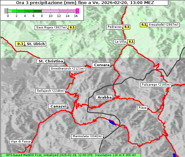 Niederschlag, 20. 2. 2026