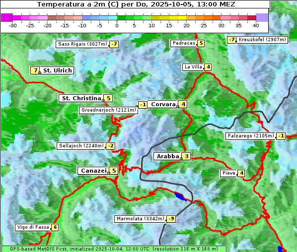 Temperatur, 5. 10. 2025
