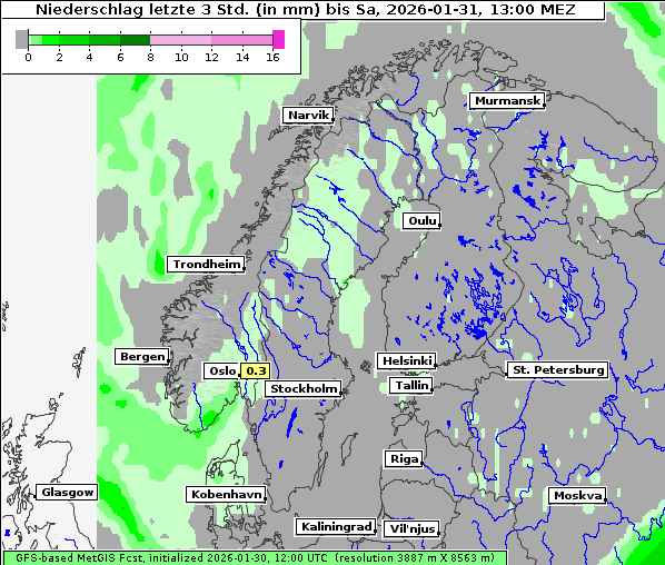 Niederschlag, 31. 1. 2026