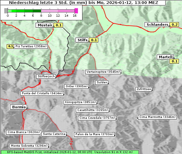 Niederschlag, 12. 1. 2026