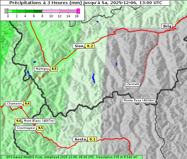 Niederschlag, 6. 12. 2025