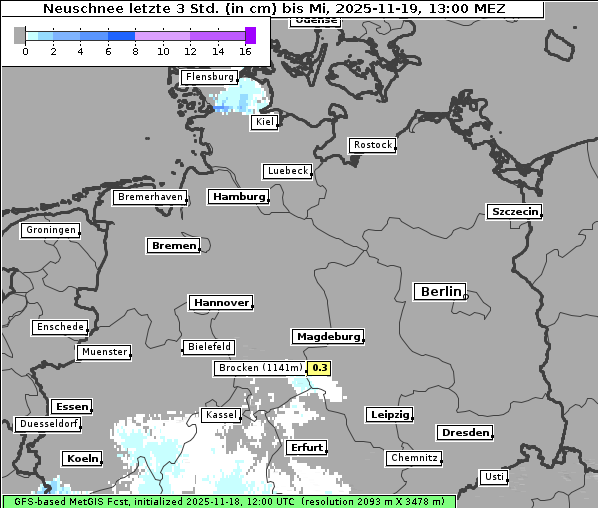 Neuschnee, 19. 11. 2025