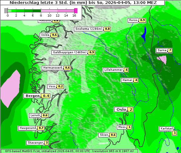 Niederschlag, 5. 4. 2026