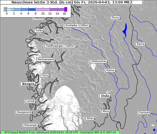 Neuschnee, 3. 4. 2026