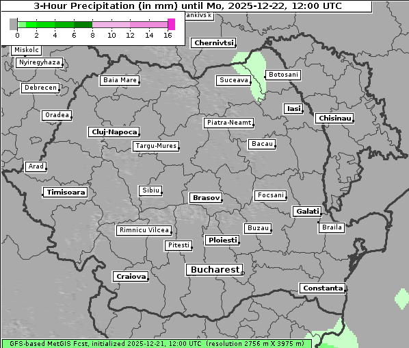Niederschlag, 22. 12. 2025