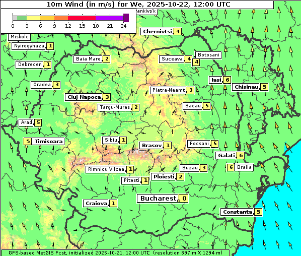 Wind, 22. 10. 2025