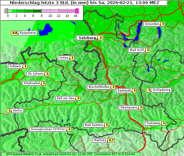 Niederschlag, 21. 2. 2026
