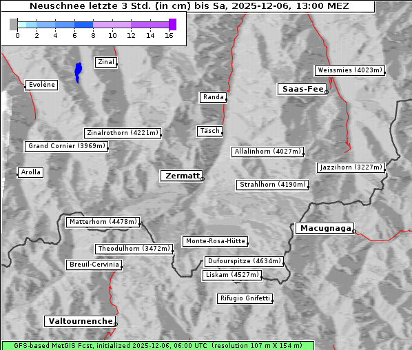 Neuschnee, 6. 12. 2025