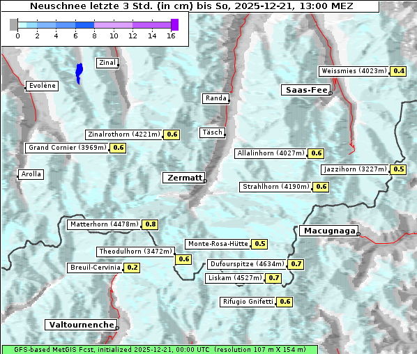Neuschnee, 21. 12. 2025