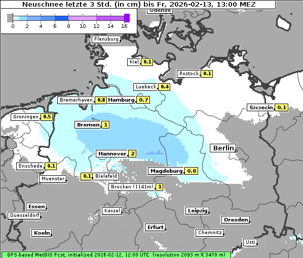 Neuschnee, 13. 2. 2026