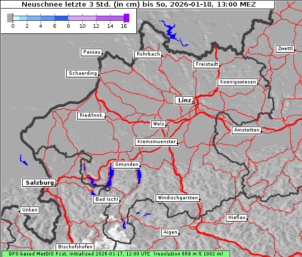 Neuschnee, 18. 1. 2026